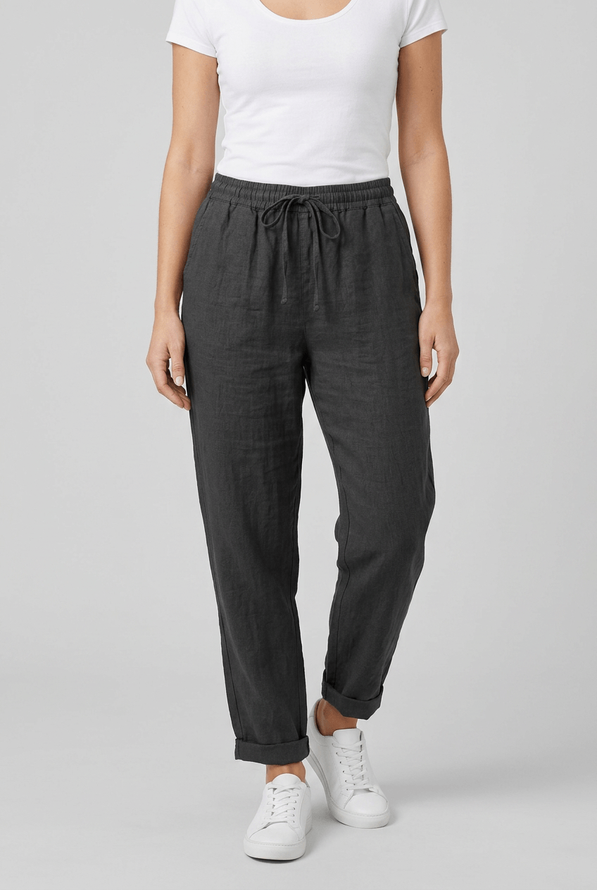 Sommerhose Damen | Kordelzug & Umschlagsaum