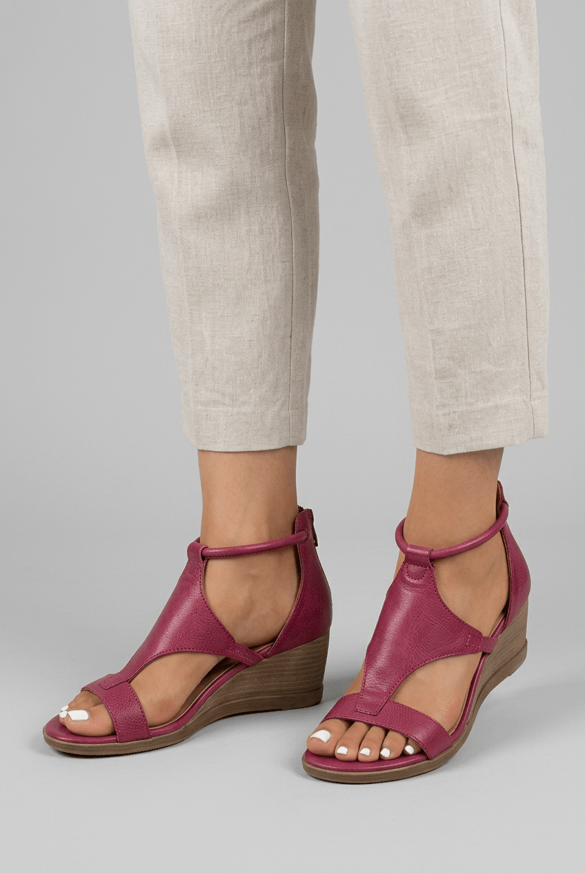 Sandalen Damen | Keilabsatz & T-Riemen