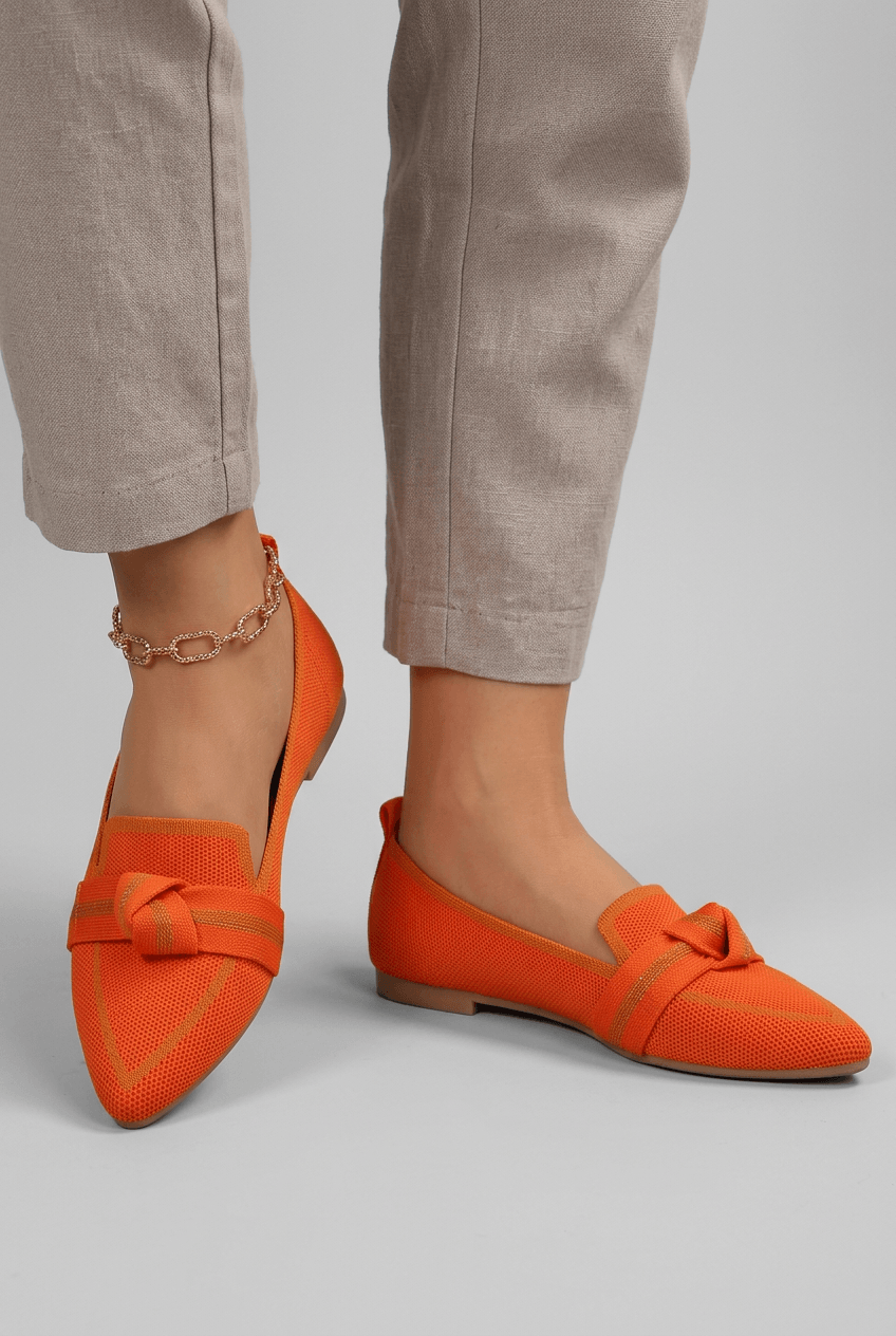Loafer Damen | Knotendetail & spitzer Zehenpartie