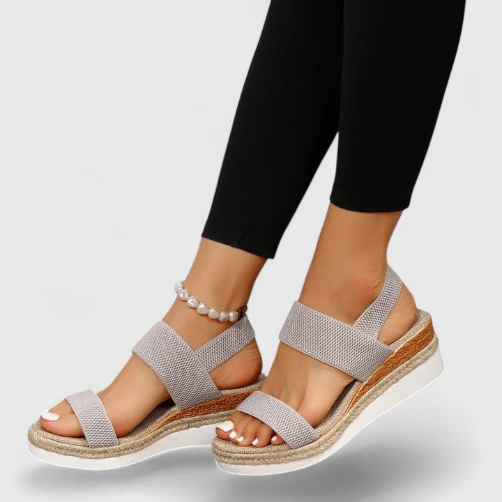 Sandalen Damen | Keilabsatz & Espadrille-Sohle