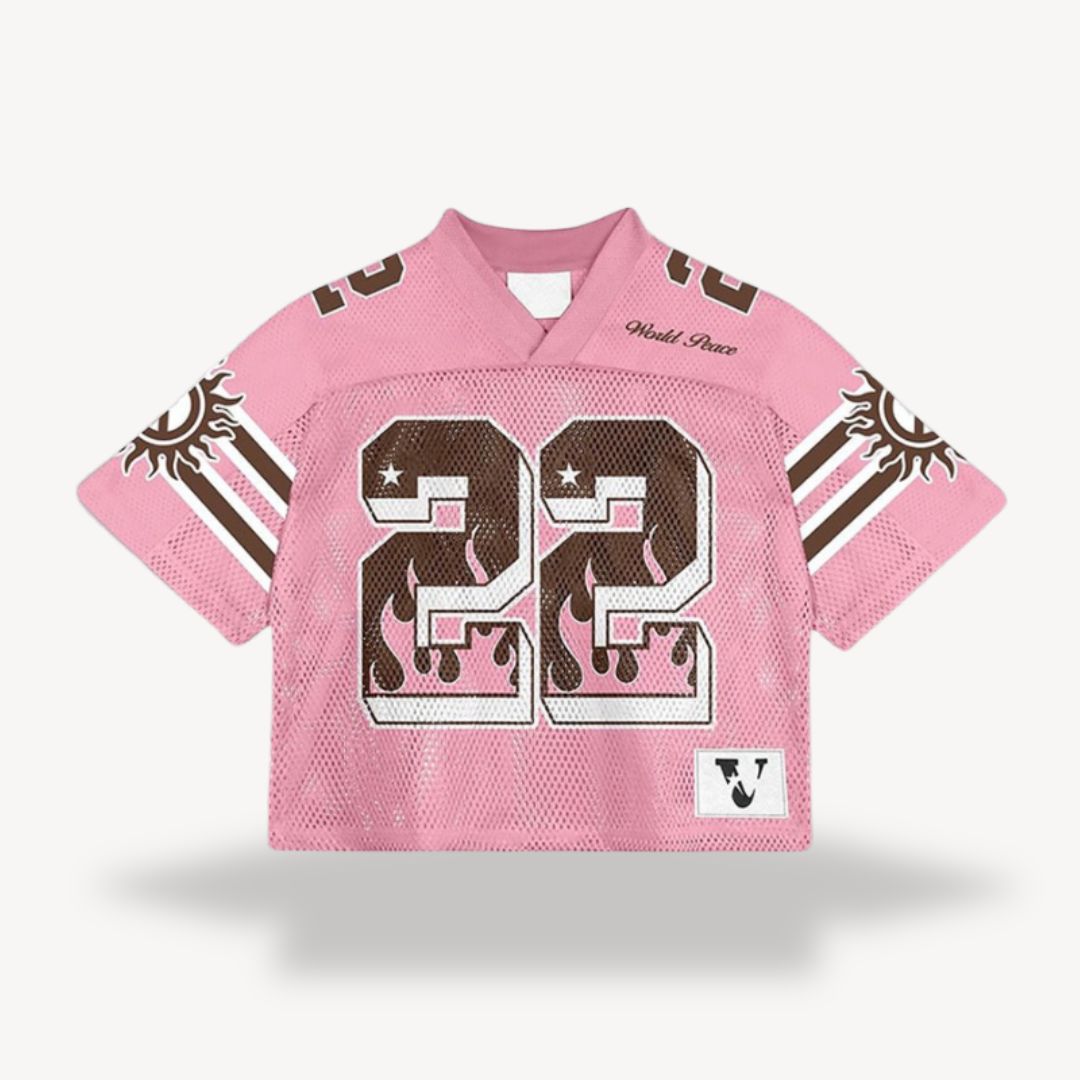 T-Shirt Herren | Oversized Football Jersey mit Sportprint