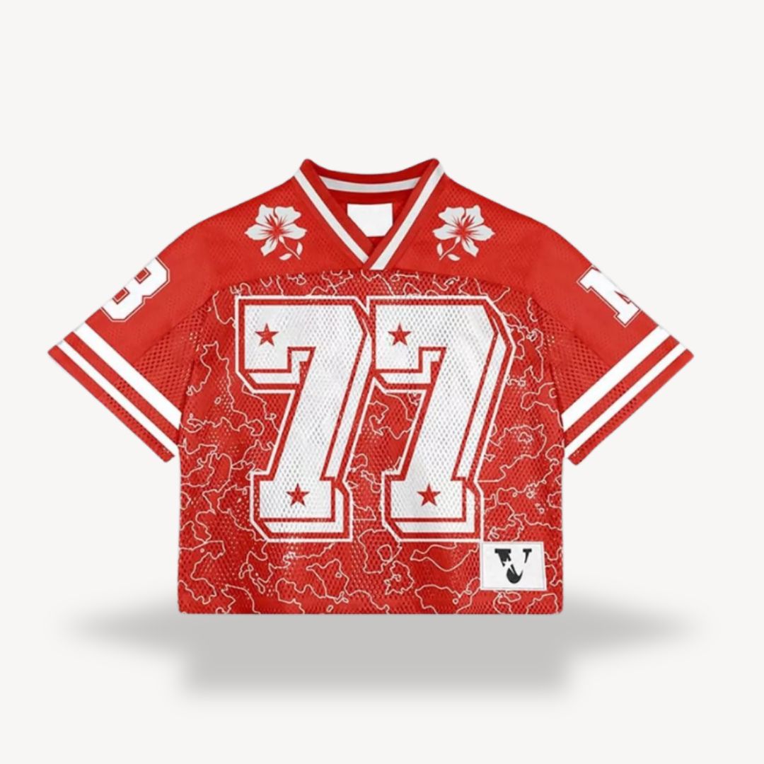 T-Shirt Herren | Oversized Football Jersey mit Sportprint