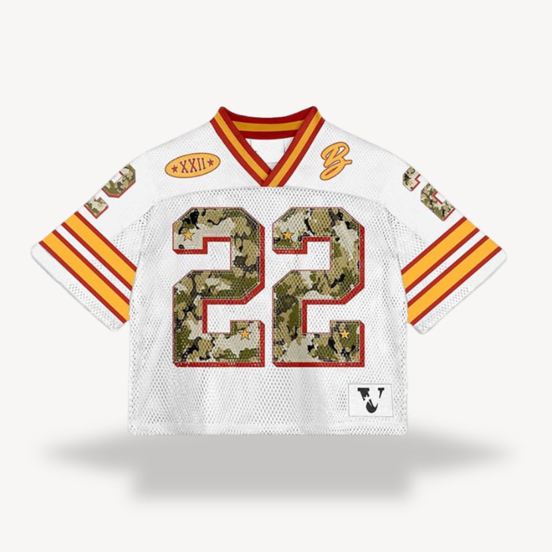 T-Shirt Herren | Oversized Football Jersey mit Sportprint
